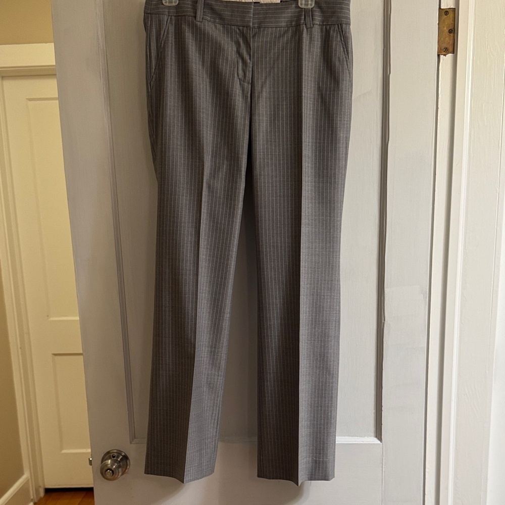 J. Crew Collection Loro Piana pin stripe wool pants